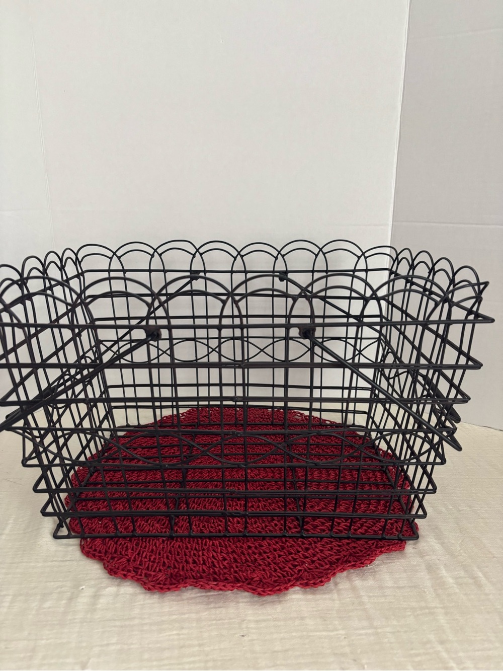 Vintage Wire Storage Basket - Home Accents